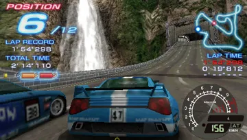 Ridge Racer 3D (U) screen shot game playing